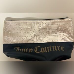 Juicy Couture Silver and Black Pouch